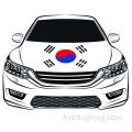 Drapeau de la Corée du Sud Drapeau de capot de voiture 100*150 cm Drapeau de capot de la Corée du Sud